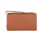 Conte Massimo Women's Long Wallet in Hammered PU, Two-Tone with Removable Wrist Strap — view 19