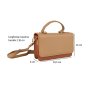 CONTE MASSIMO Bolso Bandolera Mujer Elegante en Polipiel Bicolor, Bolso Pequeño Porta Móvil — vista 19