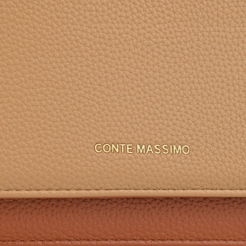 CONTE MASSIMO Bolso Bandolera Mujer Elegante en Polipiel Bicolor, Bolso Pequeño Porta Móvil — vista 22