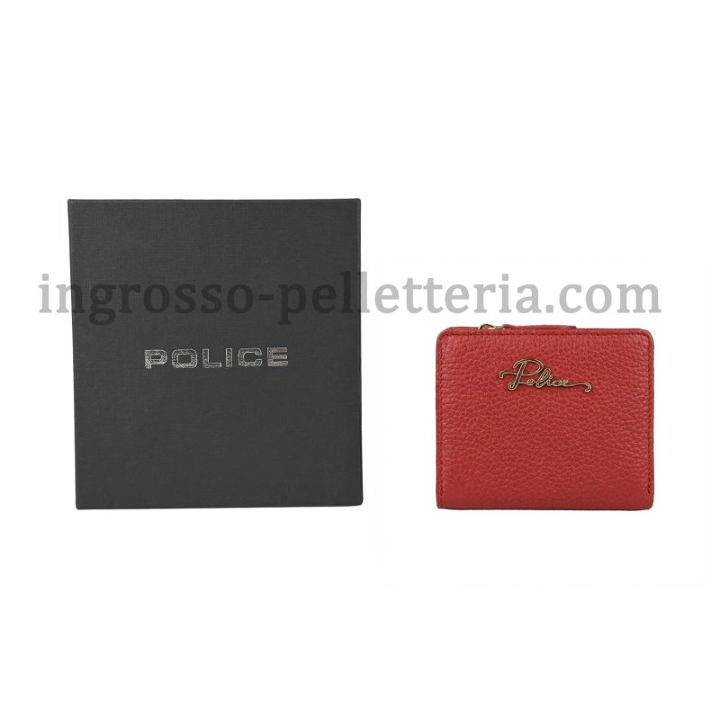 Police Women's Compact Genuine Leather Wallet with Snap and Zip, Coin Pocket and Gift Box — view 62