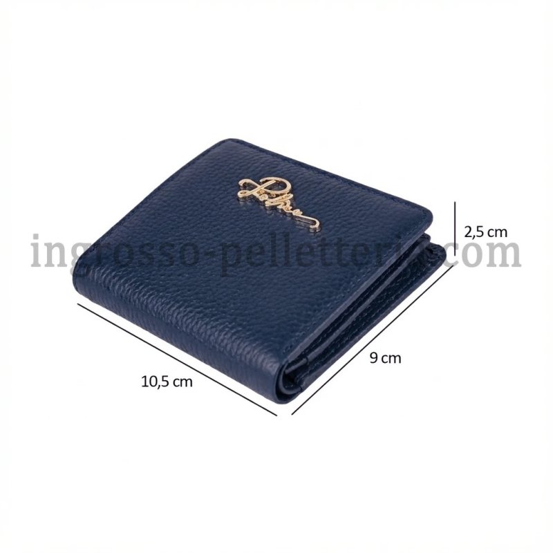 Police Women's Compact Genuine Leather Wallet with Snap and Zip, Coin Pocket and Gift Box — view 52