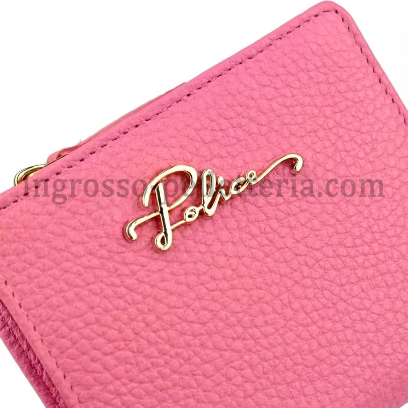 Police Women's Compact Genuine Leather Wallet with Snap and Zip, Coin Pocket and Gift Box — view 47