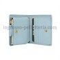 Police Portefeuille Femme en Cuir Véritable Compact avec Bouton et Fermeture Éclair, Porte-Monnaie et Coffret Cadeau — vue 35