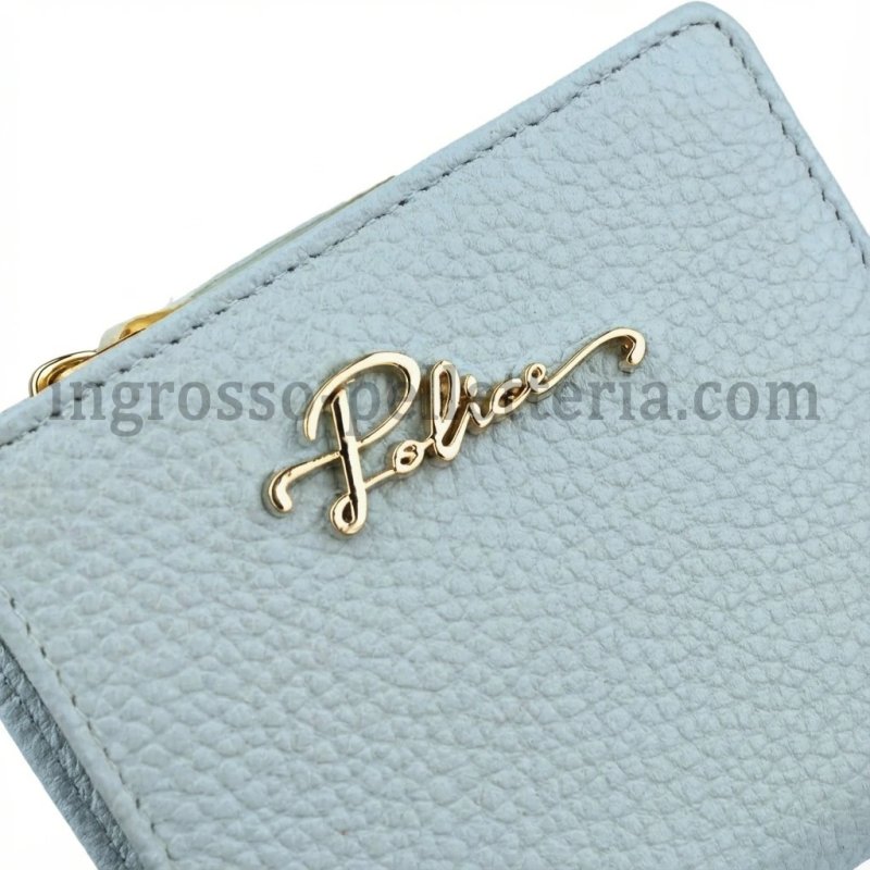 Police Women's Compact Genuine Leather Wallet with Snap and Zip, Coin Pocket and Gift Box — view 39