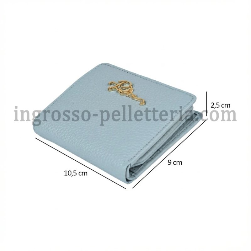 Police Women's Compact Genuine Leather Wallet with Snap and Zip, Coin Pocket and Gift Box — view 36