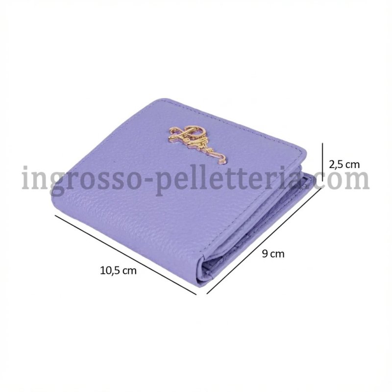 Police Women's Compact Genuine Leather Wallet with Snap and Zip, Coin Pocket and Gift Box — view 28