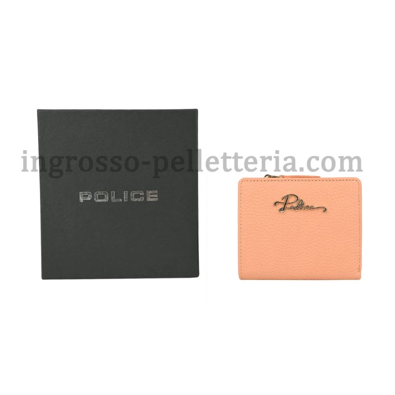 Police Women's Compact Genuine Leather Wallet with Snap and Zip, Coin Pocket and Gift Box — view 22