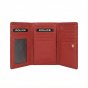 Police Women's Compact Genuine Leather Wallet with Snap and Zip, Coin Pocket and Gift Box — front view