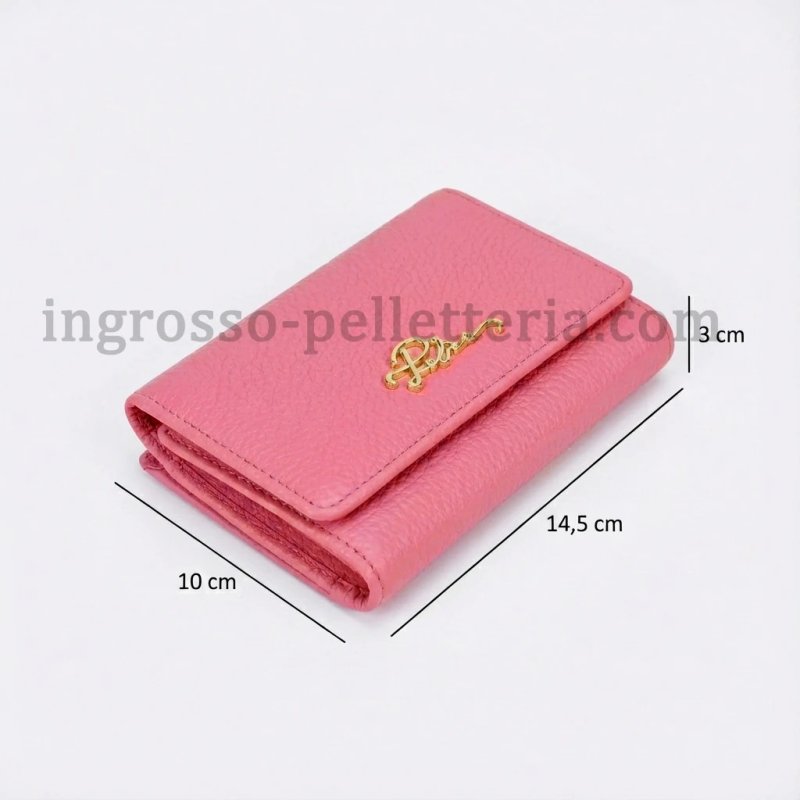Police Women's Compact Genuine Leather Wallet with Snap and Zip, Coin Pocket and Gift Box — view 18