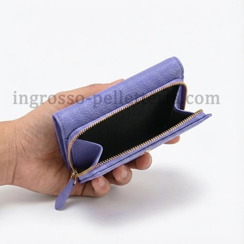 Police Women's Compact Genuine Leather Wallet with Snap and Zip, Coin Pocket and Gift Box — view 45