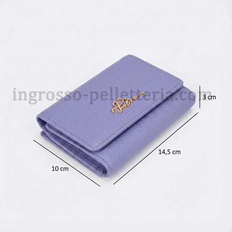 Police Women's Compact Genuine Leather Wallet with Snap and Zip, Coin Pocket and Gift Box — view 46