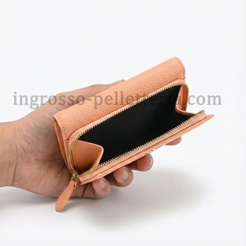 Police Women's Compact Genuine Leather Wallet with Snap and Zip, Coin Pocket and Gift Box — view 52
