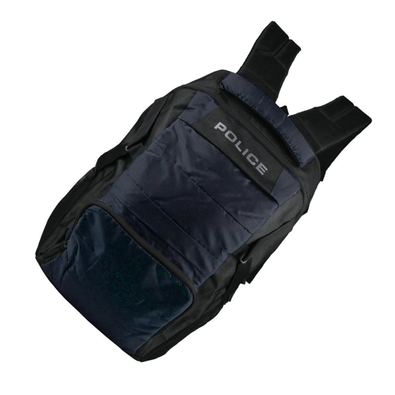 Police Men's/Women's Backpack in Nylon, Sporty, Casual, Business, Laptop Compartment up to 17'', Ideal for Work, Tr… — inside