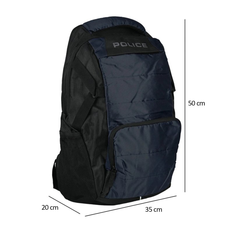Police Rucksack Herren/Damen aus Nylon, Sportlich, Casual, Business, Laptopfach bis 17'', ideal für Arbeit, … — Vorderansicht