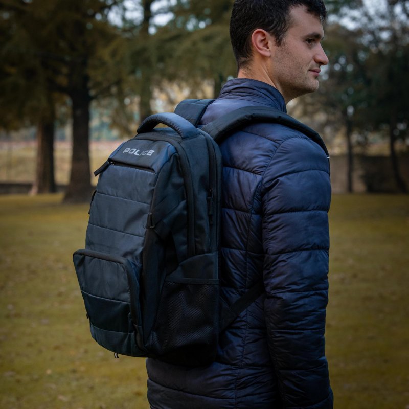 Police Men's/Women's Backpack in Nylon, Sporty, Casual, Business, Laptop Compartment up to 17'', Ideal for Work, T… — view 19