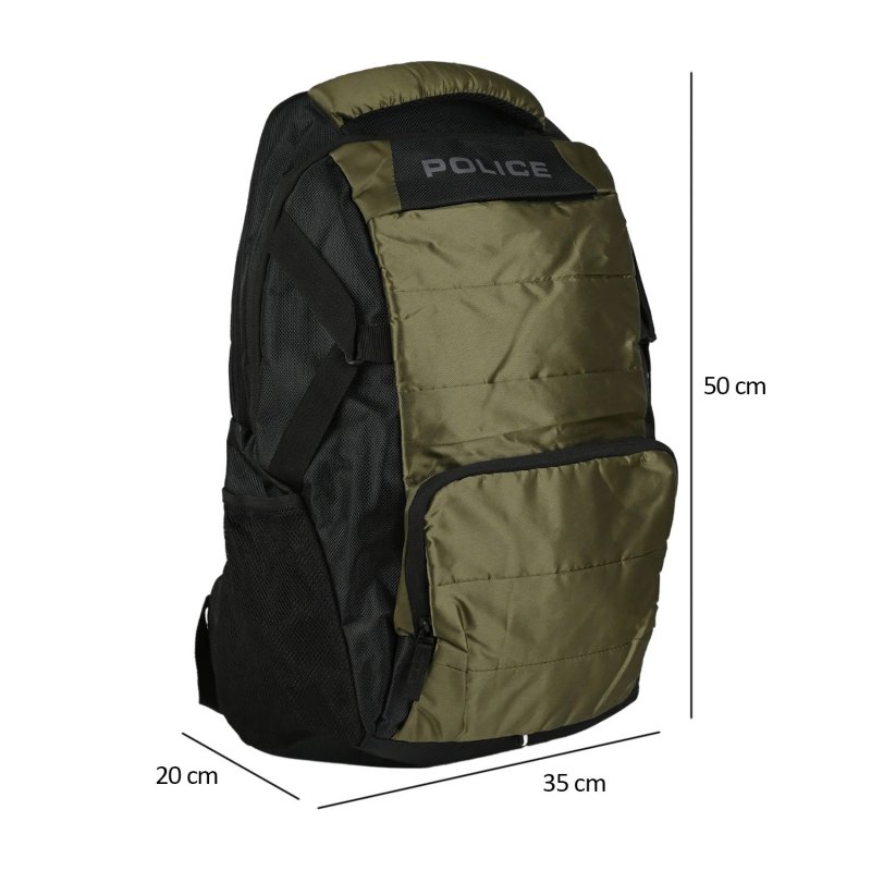 Police Rucksack Herren/Damen aus Nylon, Sportlich, Casual, Business, Laptopfach bis 17'', ideal für Arbeit, Rei… — Ansicht 21