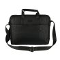 Police Sac de Travail Homme Noir, en PU, Bandoulière Porte-PC, Besace Porte-documents, Bureau, Université, Car… — vue arrière