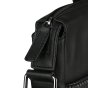 Police Men's Black Work Bag, PU, Laptop Messenger, Document Holder, Office, University, Business — view 10