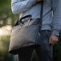 Police Arbeitstasche Herren Schwarz, aus PU, Laptopfach, Messenger Dokumententasche, Büro, Universität, Akten… — Innenansicht