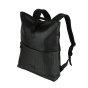 Police Men's Black Elegant Backpack, in PU, For Work, with Laptop Compartment up to 17'', Travel, University, 16 L