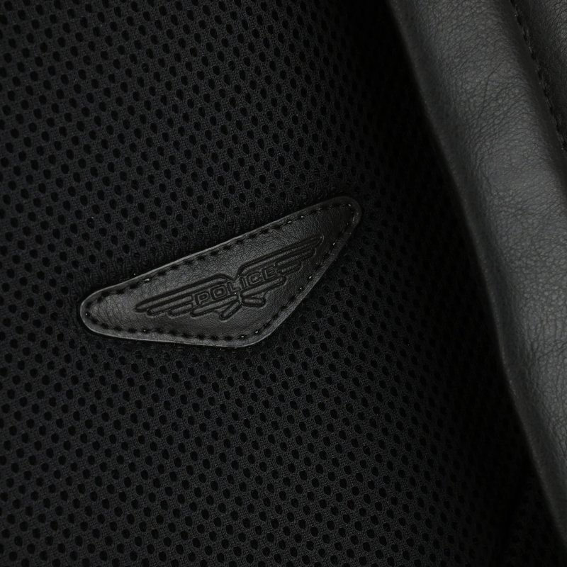 Police Men's Black Elegant Backpack, in PU, For Work, with Laptop Compartment up to 17'', Travel, University, 16 L — view 9