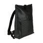 Police Rucksack Herren Schwarz Elegant, aus PU, für die Arbeit, mit Laptopfach bis 17'', Reise, Universität, 16 L — Ansicht 7