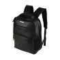 Sac à dos Police Casual Élégant Noir, en PU, Bretelles Rembourrées, Durable et Résistant, Université 30 L