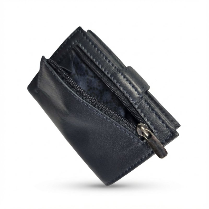 BIAGIOTTI UOMO Cartera Automática en Piel Auténtica con Carcasa Porta Tarjetas RFID, Bolsillo para Monedas, con Ca… — detalle