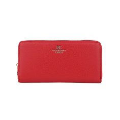 EC Contemporary Coveri Portefeuille Femme Grand en PU Effet Martelé, Porte-Monnaie, Fermeture Zippée, Spacieux, avec Boîte
