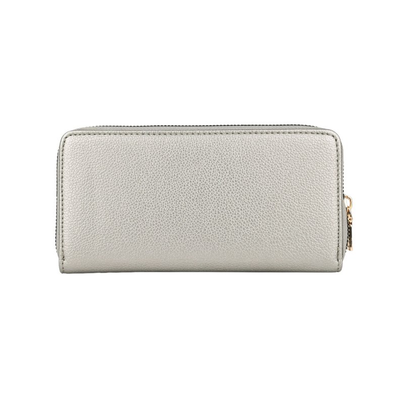 EC Contemporary Coveri Women's Large Wallet in Hammered-Effect PU, Zip Around, With Box — view 22