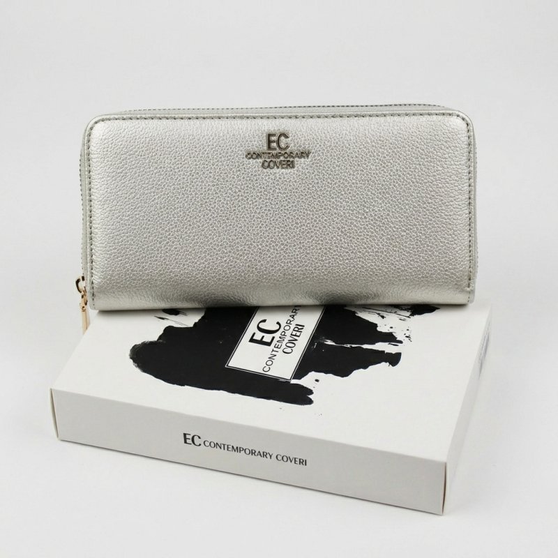EC Contemporary Coveri Cartera de Mujer Grande en PU Efecto Martillado, Monedero, Cierre Perimetral, Espaciosa, c… — vista 21