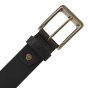 No Limits Herrengürtel, echtes Leder, 4 cm, kürzbar, ohne Nähte, sportlich Used-Look, Schnalle gealtertes Messing — Ansicht 8