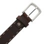 No Limits Herrengürtel aus echtem Leder, 4 cm hoch, kürzbar, mit Sattelstich-Naht, Schnalle nickelfrei — Ansicht 15