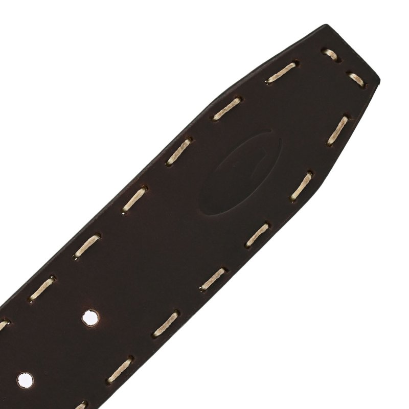 No Limits Men's Belt in Genuine Leather, 4 cm High, Can Be Shortened, Saddle Stitching, Nickel Free Buckle — view 16