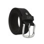 No Limits Herrengürtel aus echtem Leder, 4 cm hoch, kürzbar, ohne Nähte, mit gealtertem Look, nickelfreie Schnal… — Ansicht 7