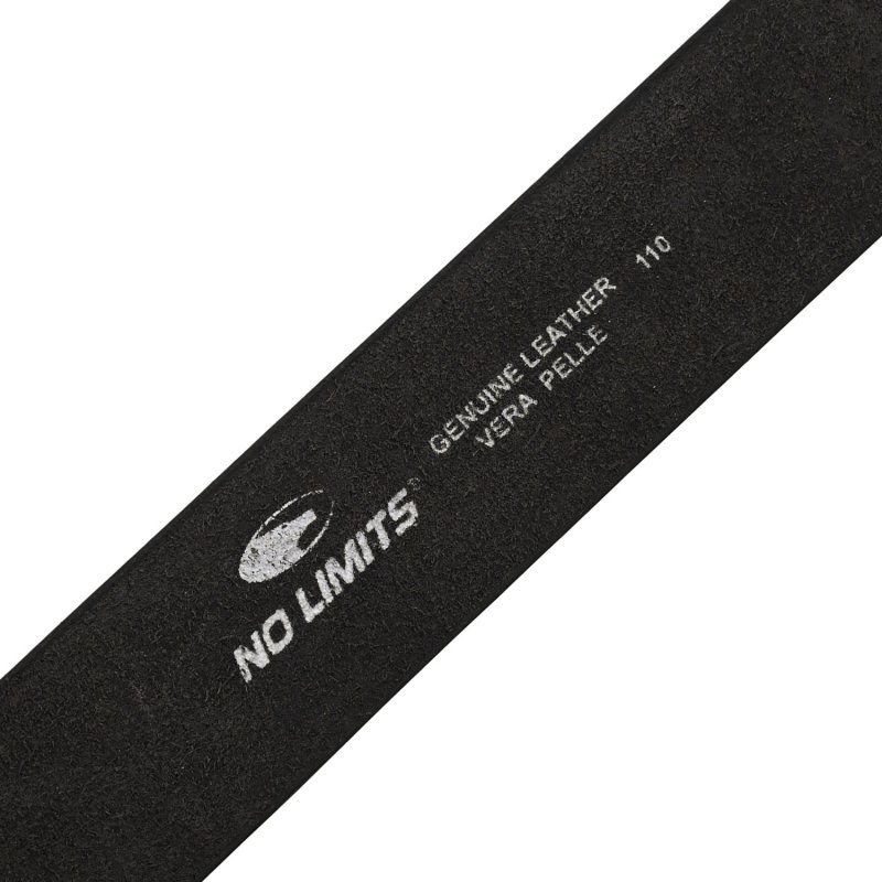 No Limits Men's Belt in Genuine Leather, 4 cm High, Can Be Shortened, No Stitching, Aged Effect, Nickel Free Buckle — view 11