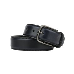Ceinture Homme No Limits en cuir véritable, 3,5 cm, raccourcissable, avec coutures, classique, effet used, boucle sans nickel 2