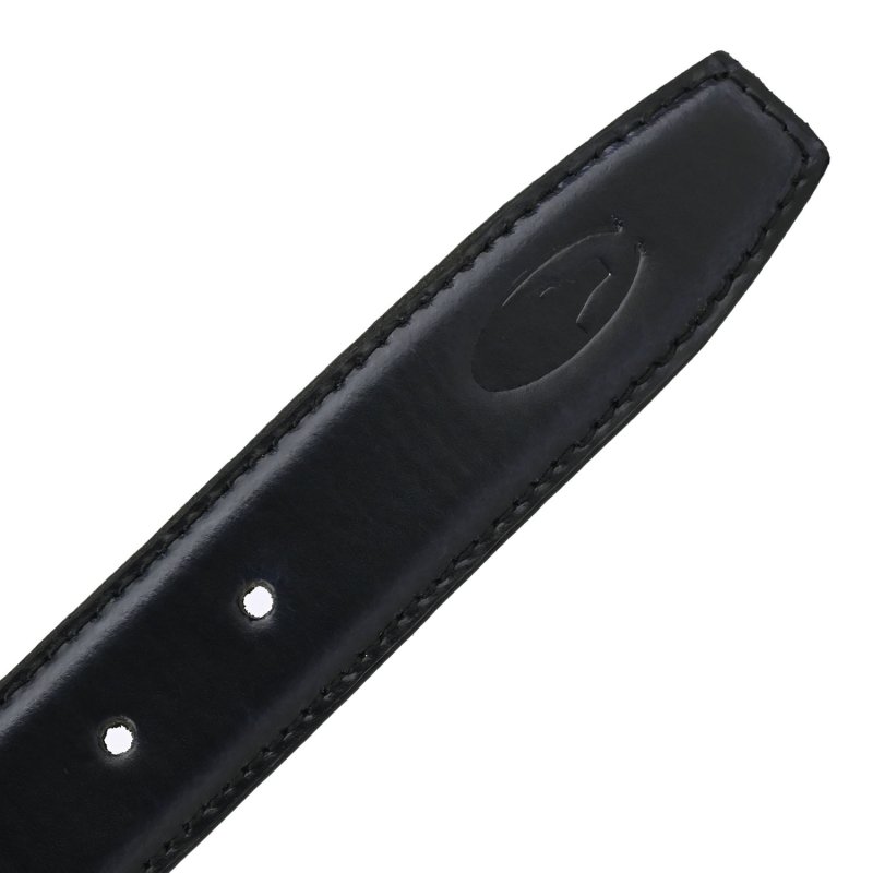 No Limits Herrengürtel aus echtem Leder, 3,5 cm hoch, kürzbar, mit Nähten, klassisch, Used-Effekt, nickelfrei… — Innenansicht