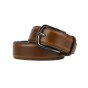 No Limits Men's Genuine Leather Belt, 3.5 cm High, Can Be Shortened, With Stitching, Classic, Used Effect, Nickel F… — view 8