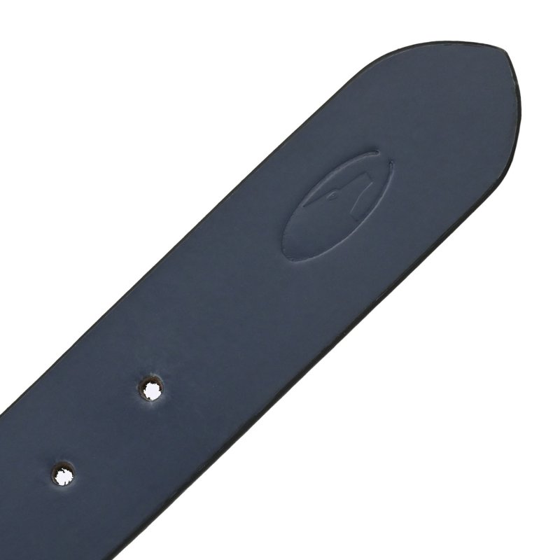 No Limits Men's Genuine Leather Belt, 4 cm High, Can Be Shortened, No Stitching, Nickel Free Roller Buckle Aged Eff… — inside