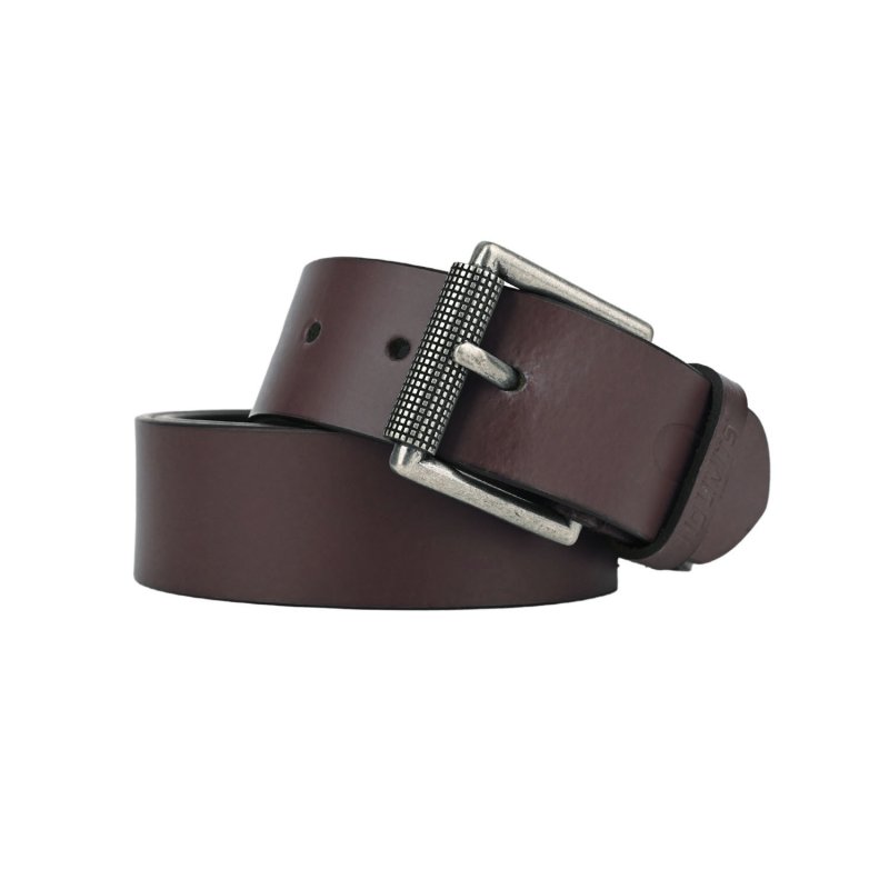 No Limits Men's Genuine Leather Belt, 4 cm High, Can Be Shortened, No Stitching, Nickel Free Roller Buckle Aged Eff… — view 8