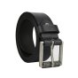 No Limits Men's Genuine Leather Belt, 4 cm High, Can Be Shortened, No Stitching, Nickel Free Roller Buckle Aged Ef… — view 12
