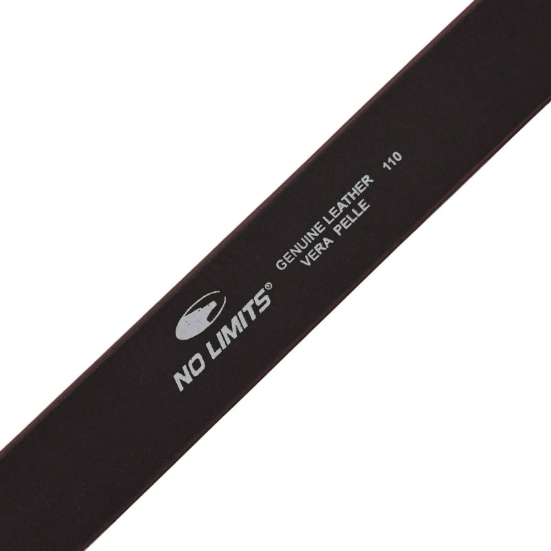 Cinturón de Hombre No Limits en piel auténtica, alto de 3,5 cm, acortable, sin costuras, elegante y casual, hebil… — vista 16