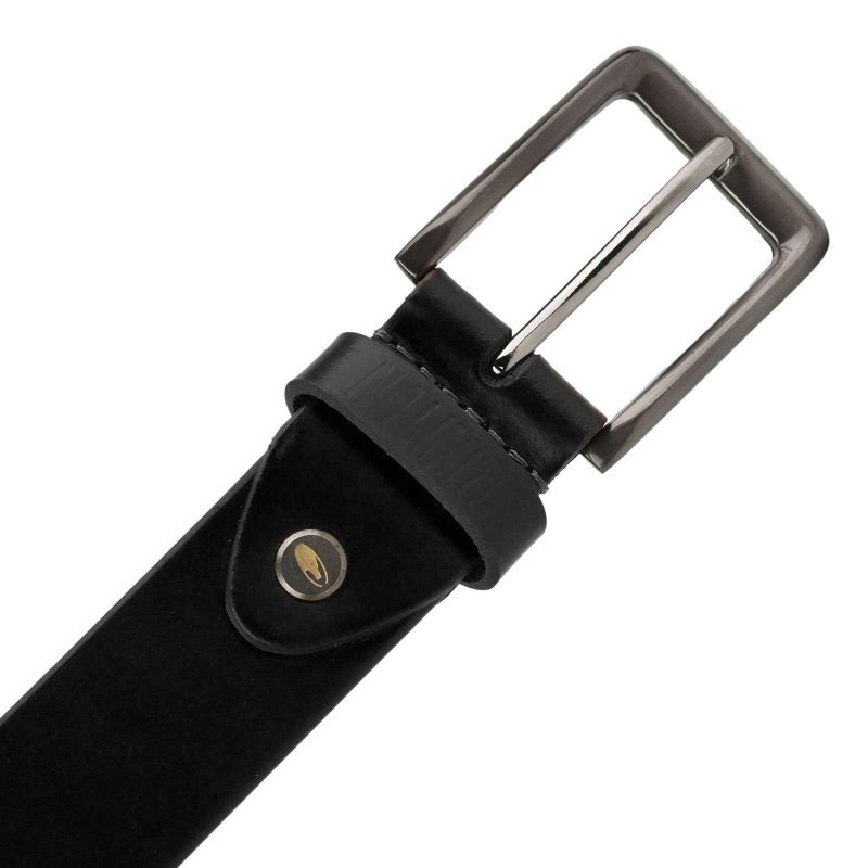 Ceinture Homme No Limits en cuir véritable, 3,5 cm, raccourcissable, sans coutures, élégante et décontractée, boucle… — vue 8