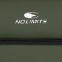 No Limits Herren-Umhängetasche, Wasserdicht, Soft-Touch, Orangefarbenes Futter, Multi-Tasche, Groß — Logo-Detail