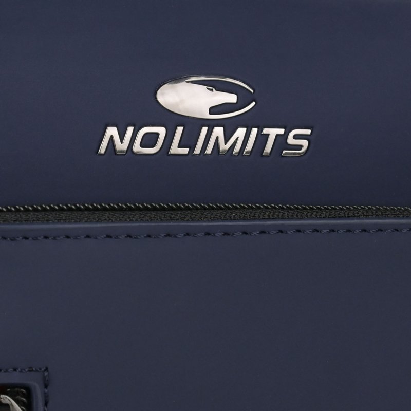 No Limits Herren-Umhängetasche, Wasserdicht, Soft-Touch, Orangefarbenes Futter, Multi-Tasche, Klein — Ansicht 10