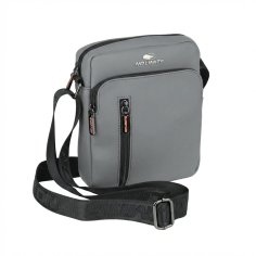 No Limits Bolso Bandolera para Hombre Ajustable, Impermeable, Efecto Soft-Touch y Forro Naranja, Multibolsillo, Pequeño 2