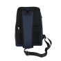 No Limits Mochila de un Hombro para Hombre Impermeable, Correa Ajustable, Efecto Soft-Touch y Forro Naranja — interior