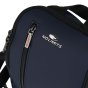 No Limits Sac à Dos Monobretelle Homme Imperméable, Bandoulière Réglable, Effet Soft-Touch et Doublure Orange — détail