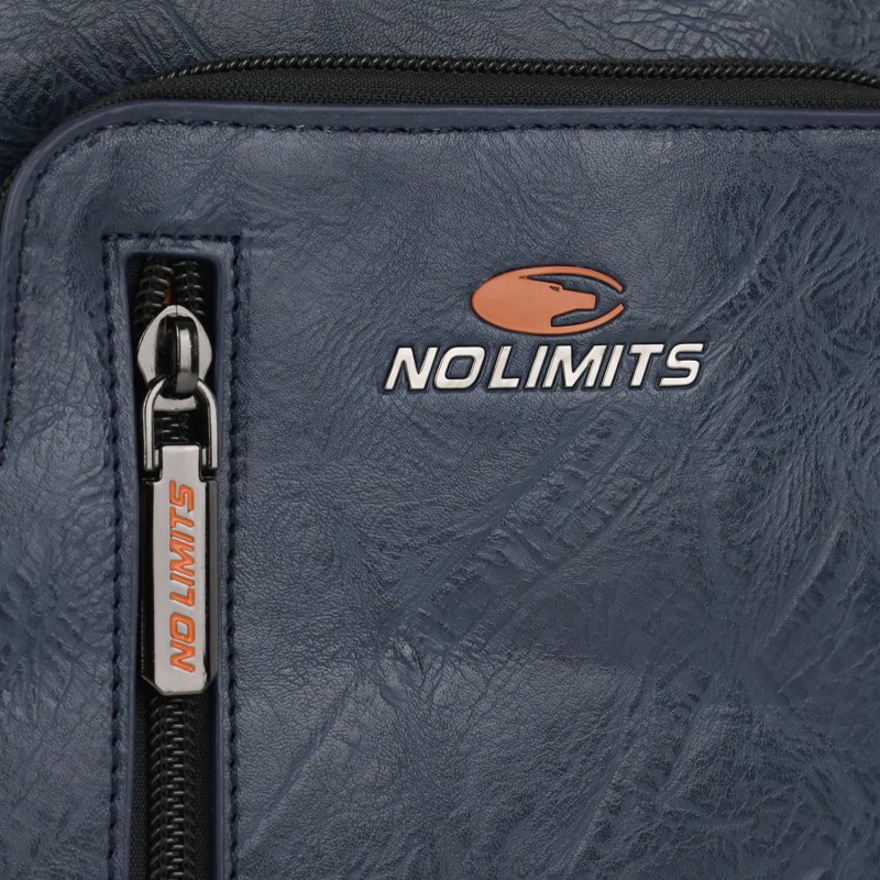 No Limits Sacoche Homme à Bandoulière Réglable, Imperméable, avec Doublure Orange, en Cuir Synthétique, Petite — vue 15